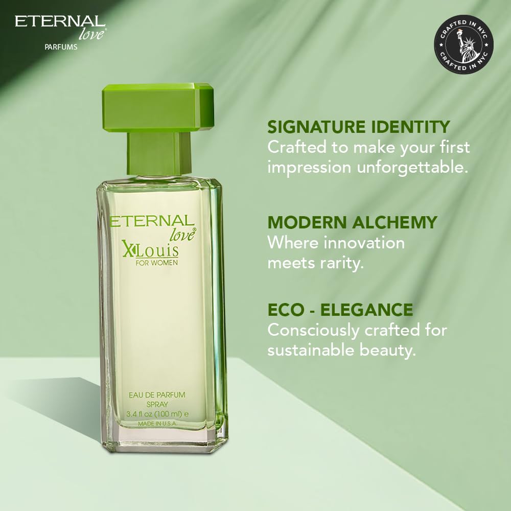 Eternal Love X-Louis for Women – Long-Lasting Eau de Parfum Spray 50ml – Premium Floral with Amber & Vanilla