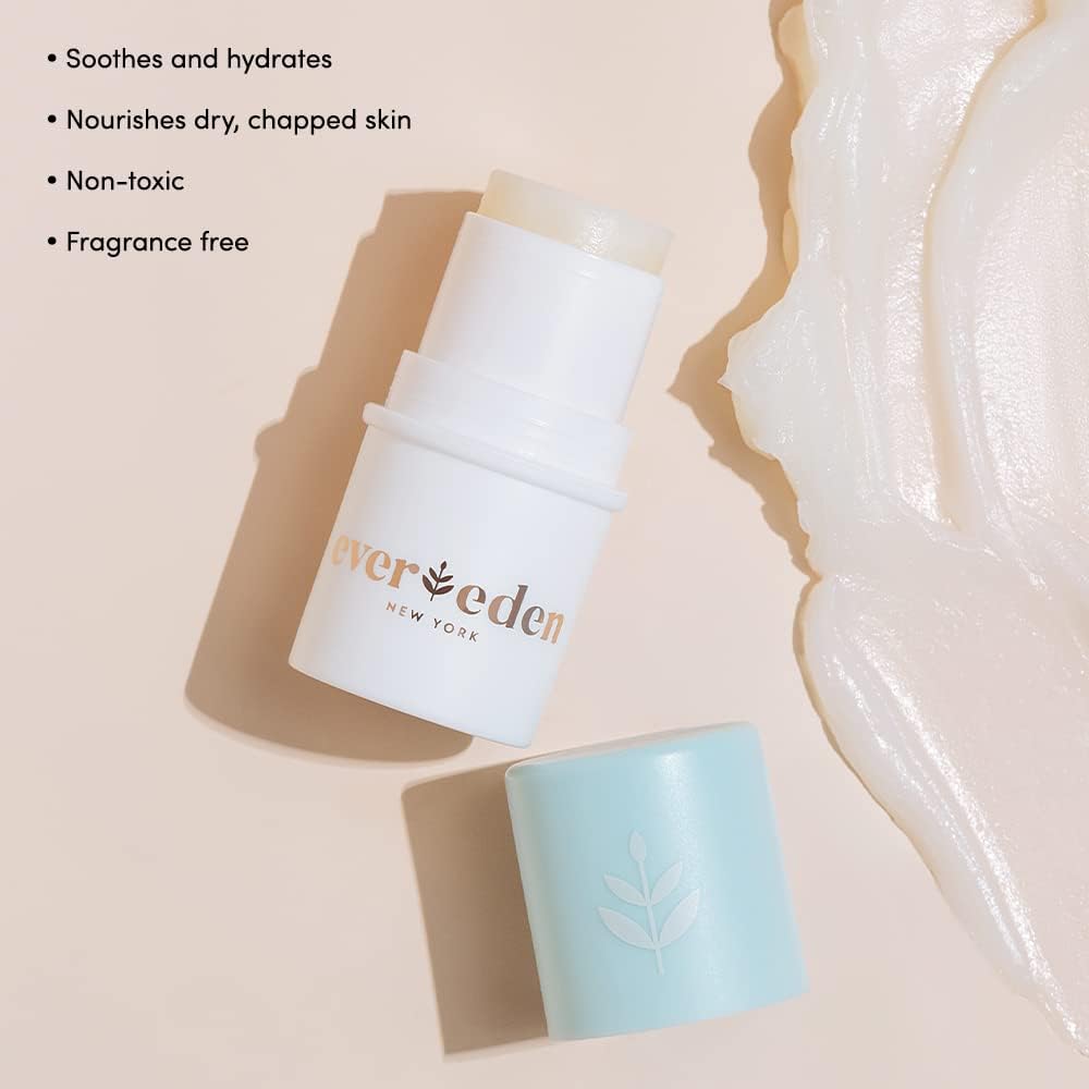 Evereden Dry Relief DUO — Face Cream & Lip Balm for Deep Hydration (1.7oz + 0.13oz) | Clean, Vegan & Baby-Safe