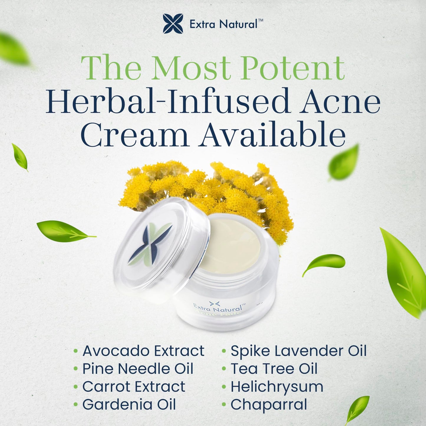 ExtraNatural Acne Cream – Gentle, Plant-Powered Care for Sensitive & Oily Skin