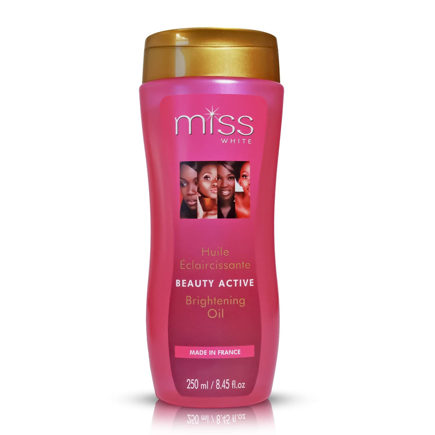 FAIR & WHITE Miss White Brightening Oil 250ml – Almond Oil & Lumiskin for Radiant, Even-Tone Skin