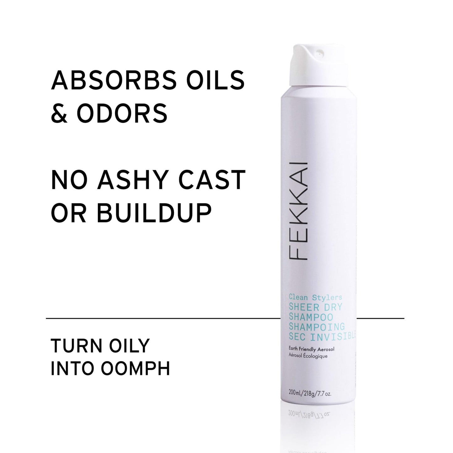 Fekkai Clean Stylers Sheer Dry Shampoo – Purifies Scalp & Absorbs Oil, Dirt & Odors – Vegan, Cruelty-Free