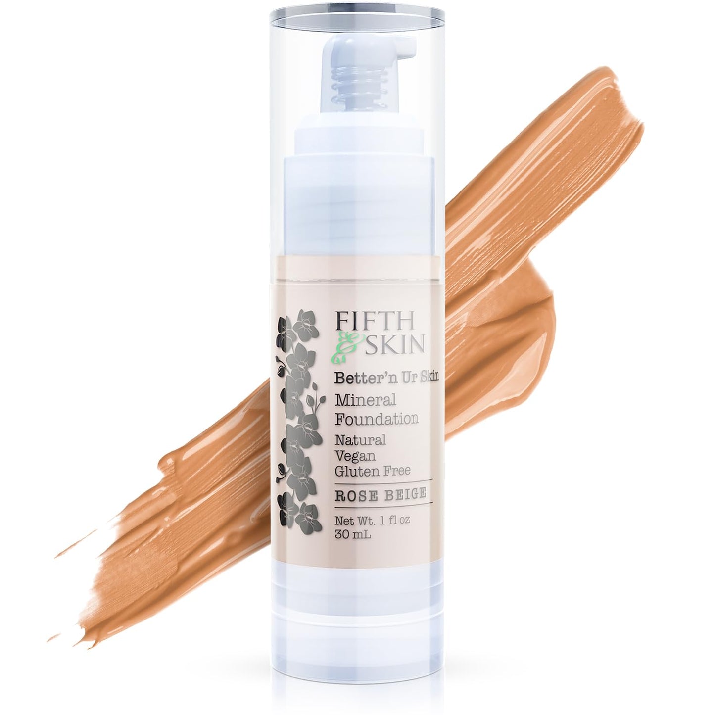 Fifth & Skin Better’n Ur Skin Foundation Rose Beige – Natural, Vegan, Palm-Free