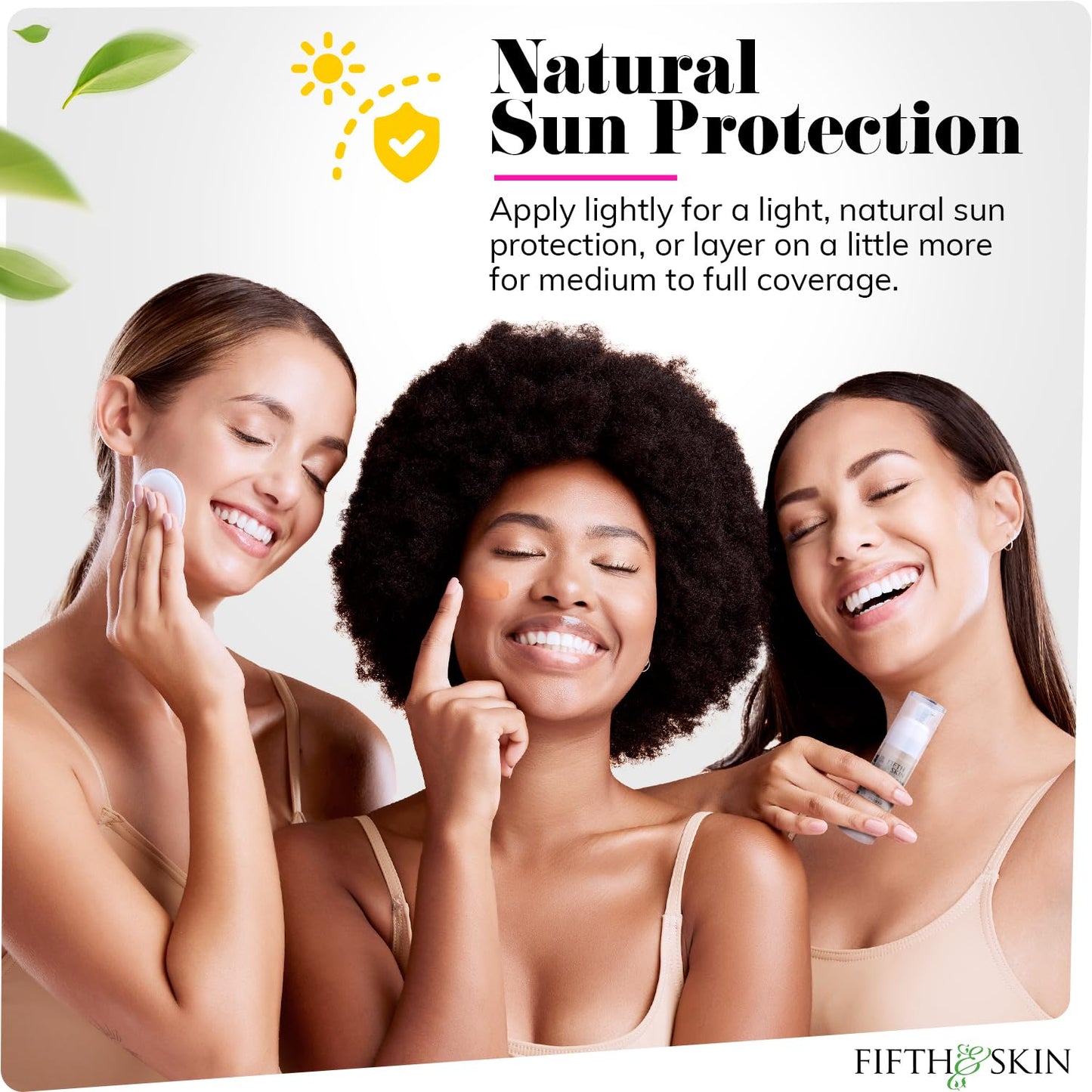 Fifth & Skin Bettern Ur Skin Foundation (Medium Tan) – Natural, Organic, Vegan, Cruelty-Free | 1 oz