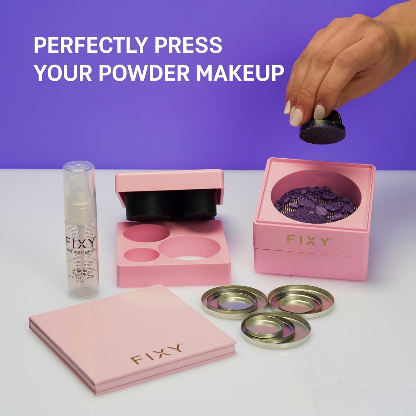 FIXY Makeup Repair Kit – Repress Eyeshadows, Blush & Highlighter | Depot & Palette