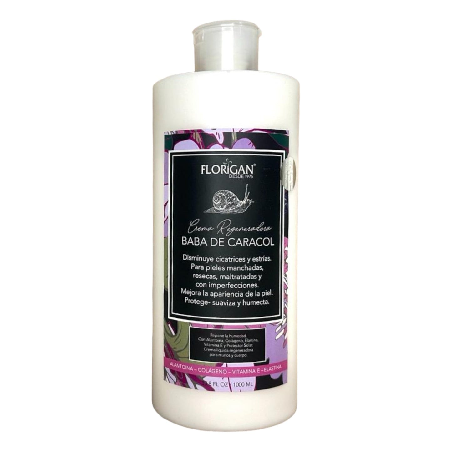 Florigan Face & Body Dynamic Lotion Baba de Caracol 1L – Hydration & Light Sun Protection