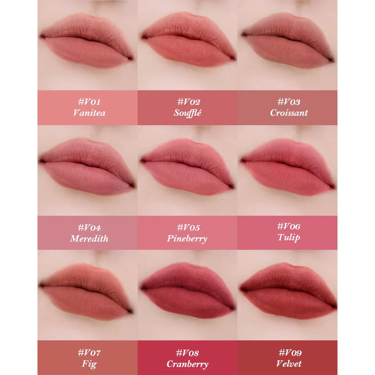 Flower Knows Strawberry Cupid Cake Lip Cream | Long-Lasting Velvet Matte Lipstick