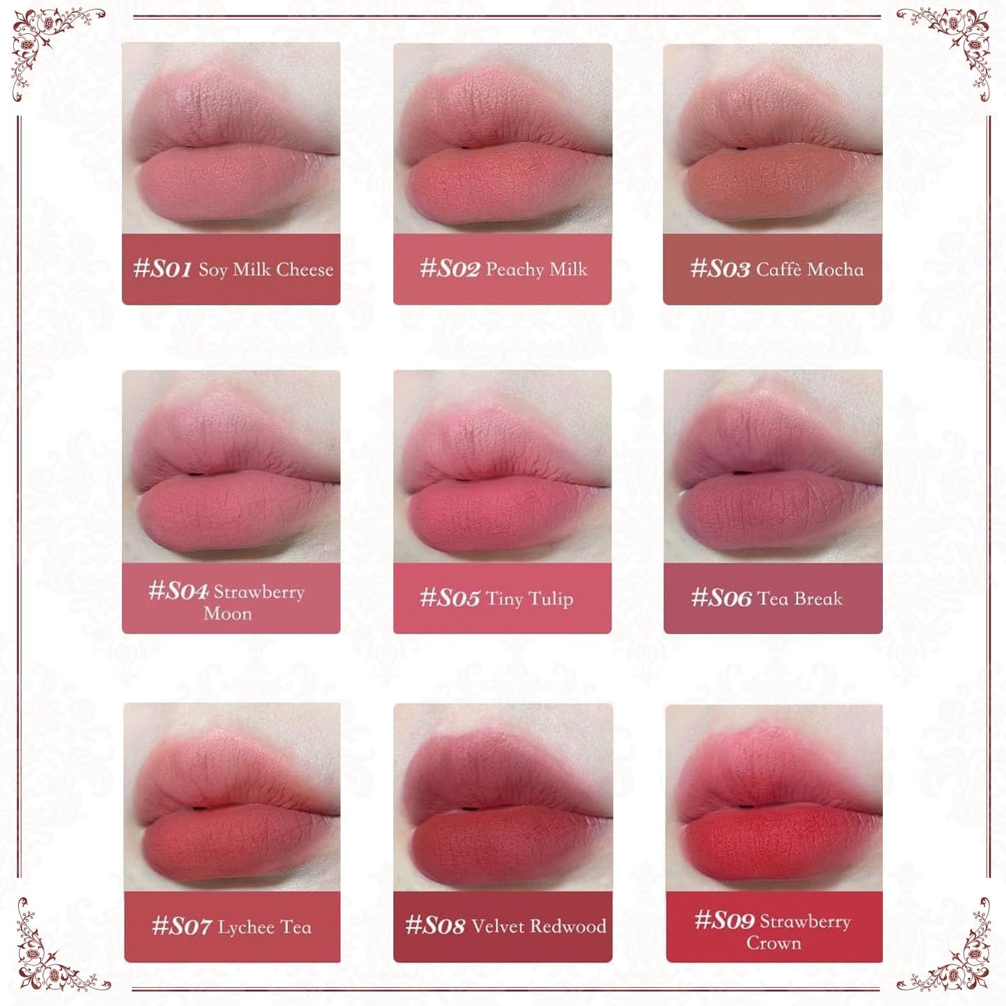 Flower Knows Strawberry Rococo Cloud Lip Cream – Long-Lasting Soft Pink Matte Lipstick (0.12 fl oz)