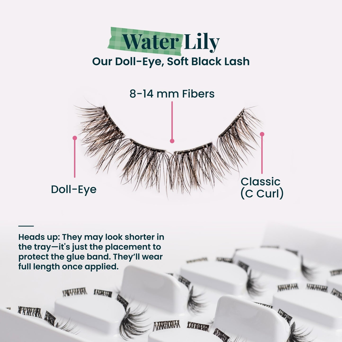 FlutterHabit STICKtionary Water Lilly Self-Adhesive Eyelashes Kit – No Glue, Quick Natural Look