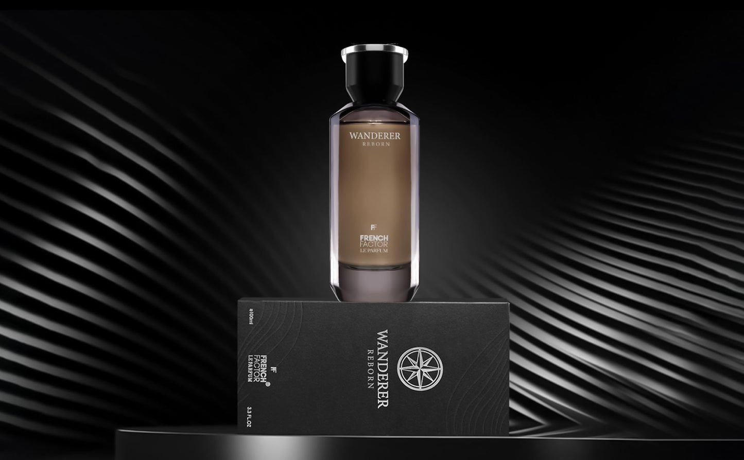French Factor Wanderer Reborn Men’s Perfume – Long-Lasting, Warm & Spicy 100ml