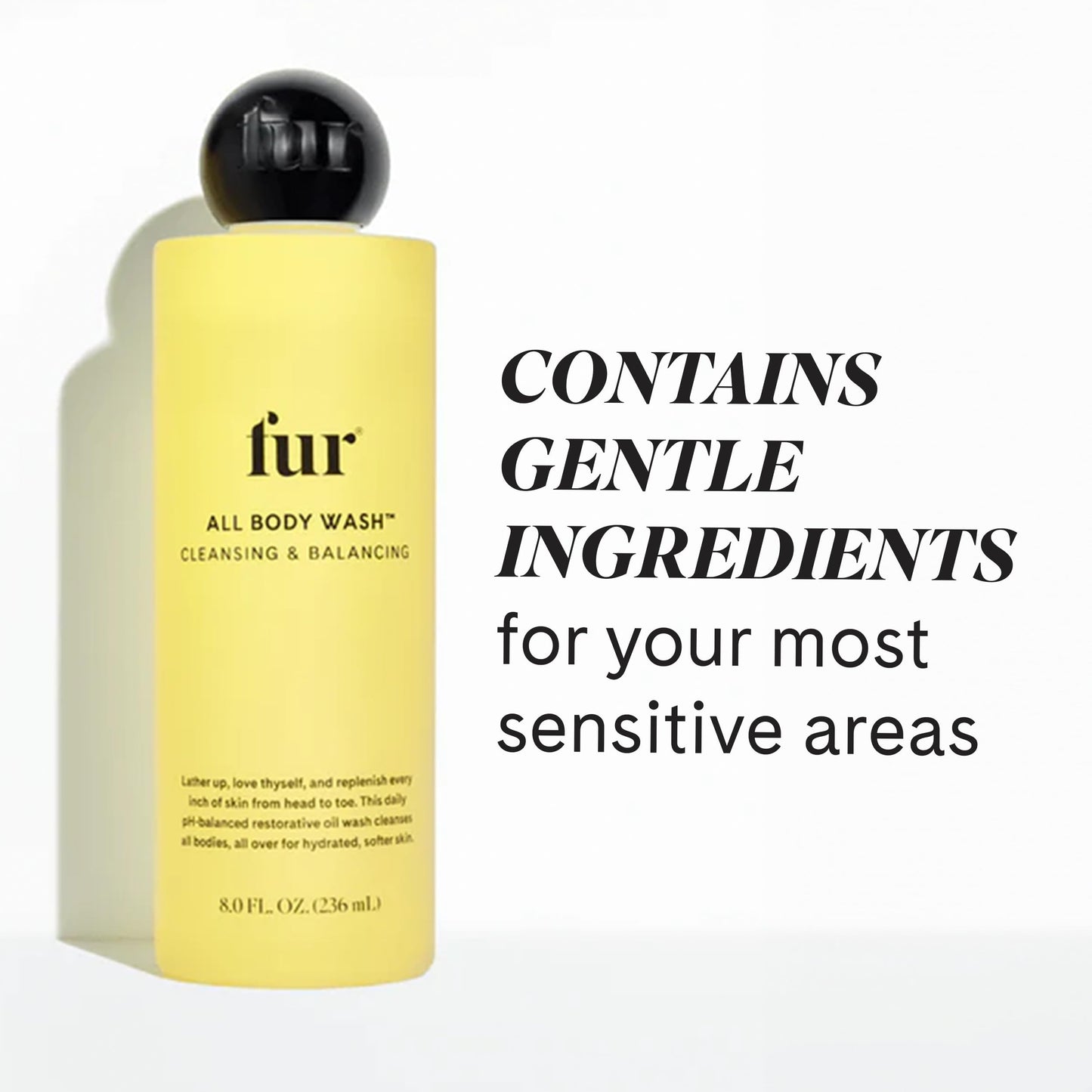 Fur All Body Wash – PH-Balancing Oil Body Wash for Hydrated, Softer Skin | 8 FL OZ