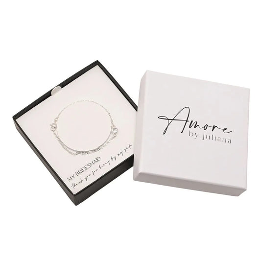 Amore Silver Plated Bracelet - Bridesmaid