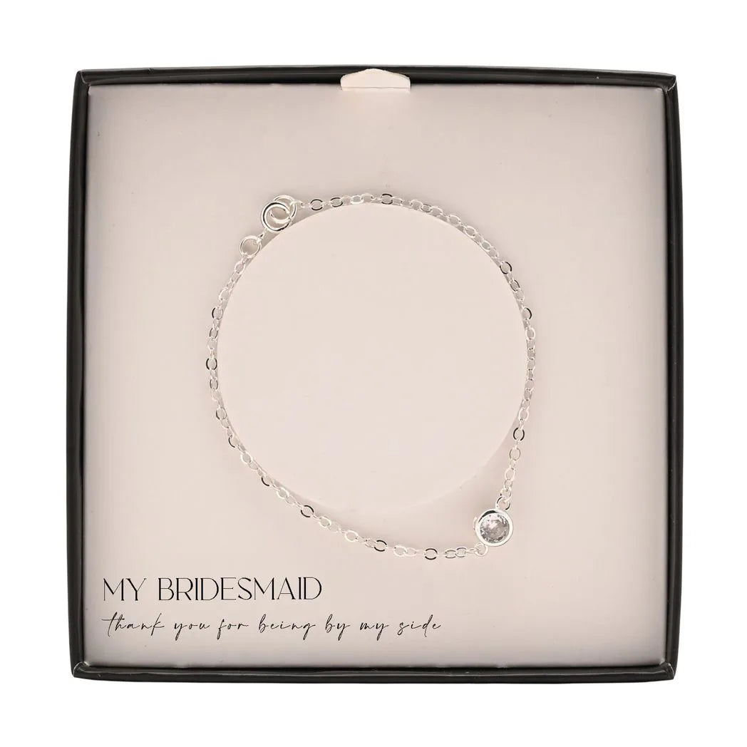 Amore Silver Plated Bracelet - Bridesmaid