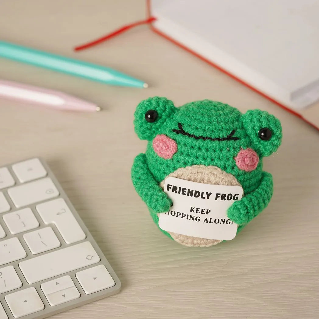 Apples To Pears Positivity Crochet Set - Frog