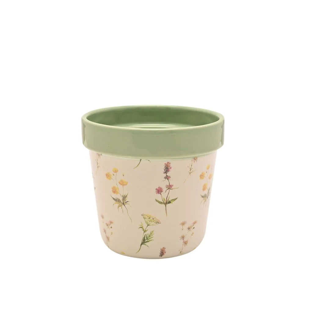 Country Living Set of 2 Planters - Flowers
