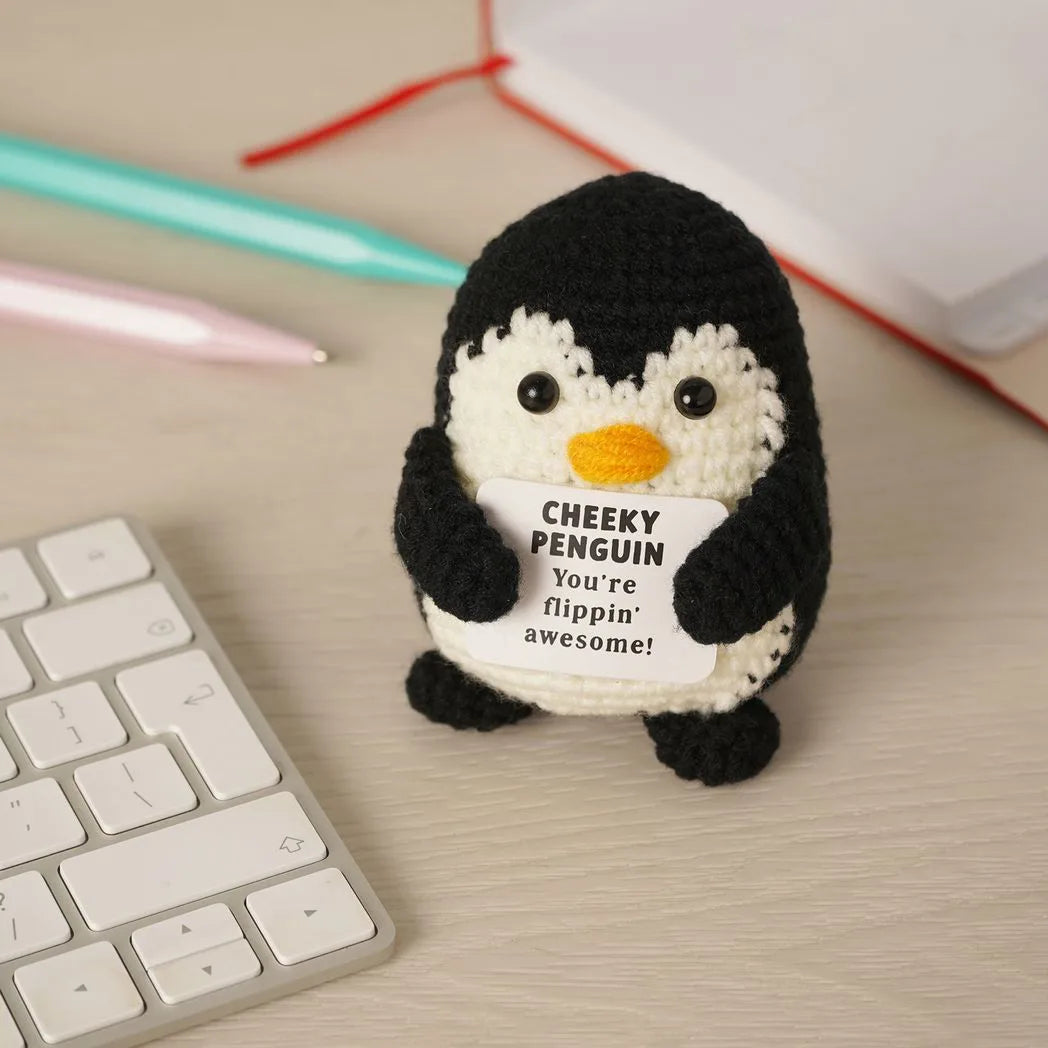 Apples To Pears Positivity Crochet Set - Penguin
