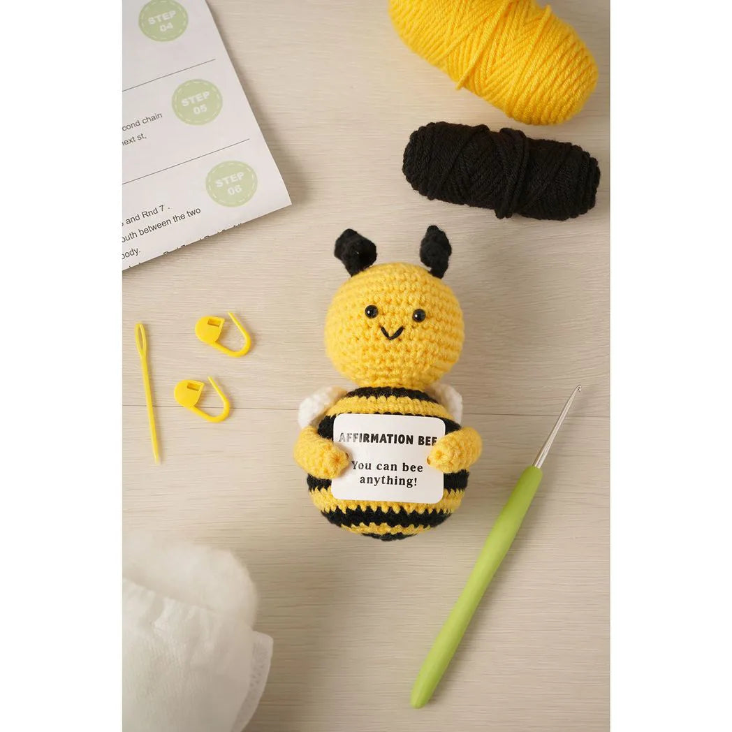 Apples To Pears Positivity Crochet Set - Bee