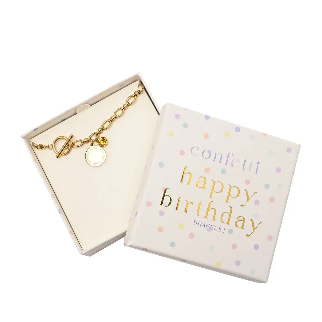 Confetti Bracelet - Happy Birthday