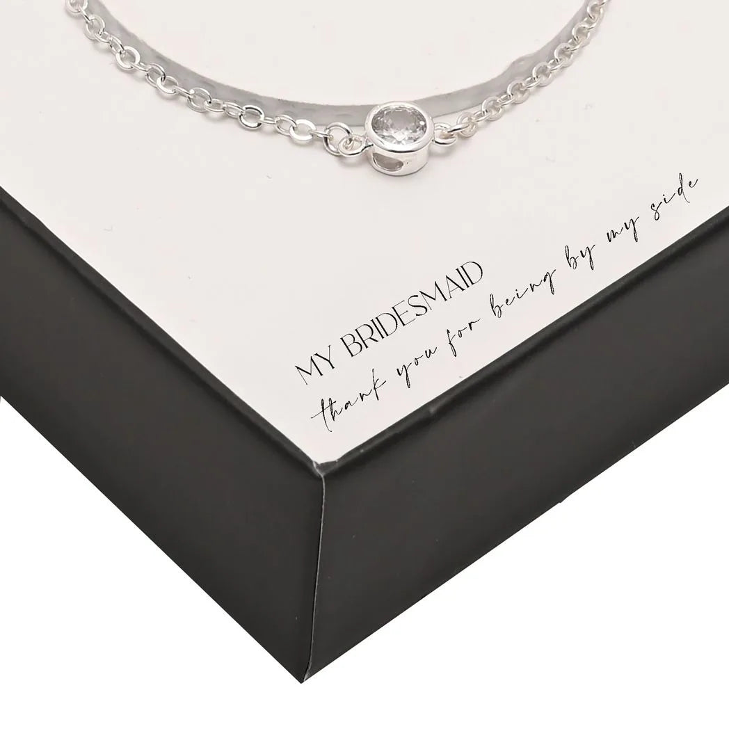 Amore Silver Plated Bracelet - Bridesmaid