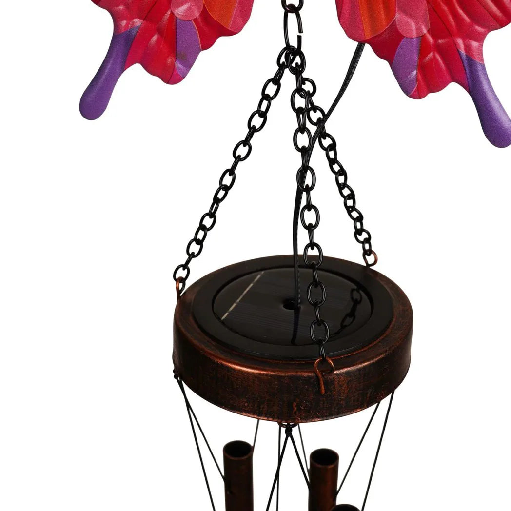 Country Living Solar Windchime - Butterfly 92cm