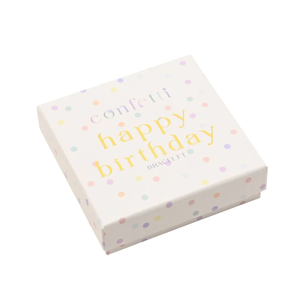 Confetti Bracelet - Happy Birthday