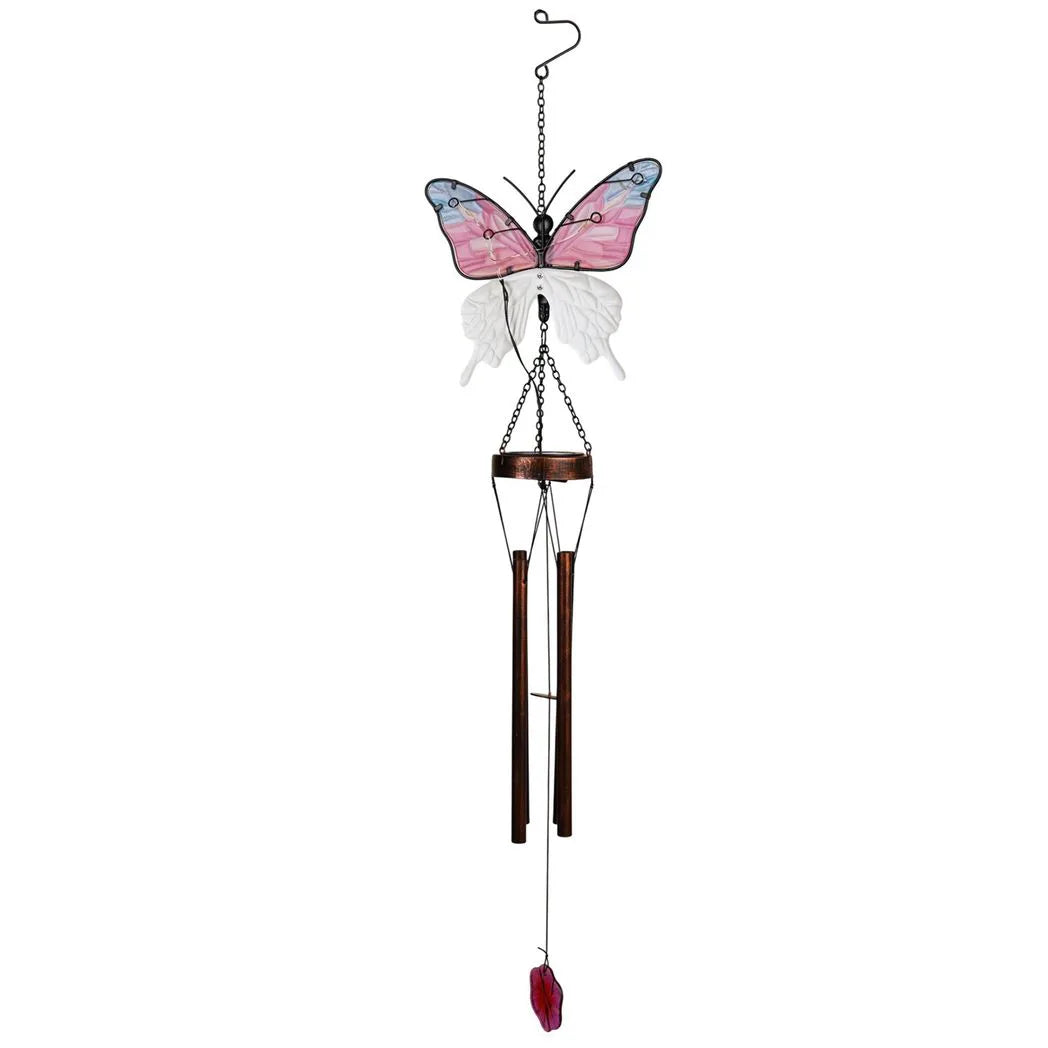 Country Living Solar Windchime - Butterfly 92cm