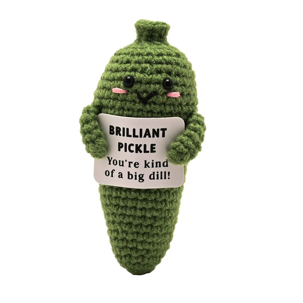 Apples To Pears Positivity Crochet Set - Pickle