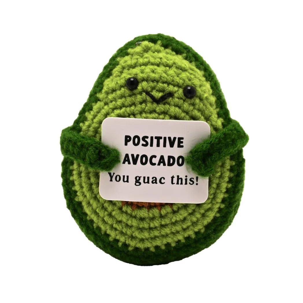 Apples To Pears Positivity Crochet Set - Avocado