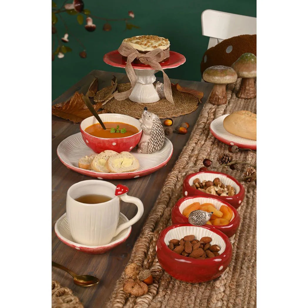 Country Living Toadstool & Hedgehog Cake Stand