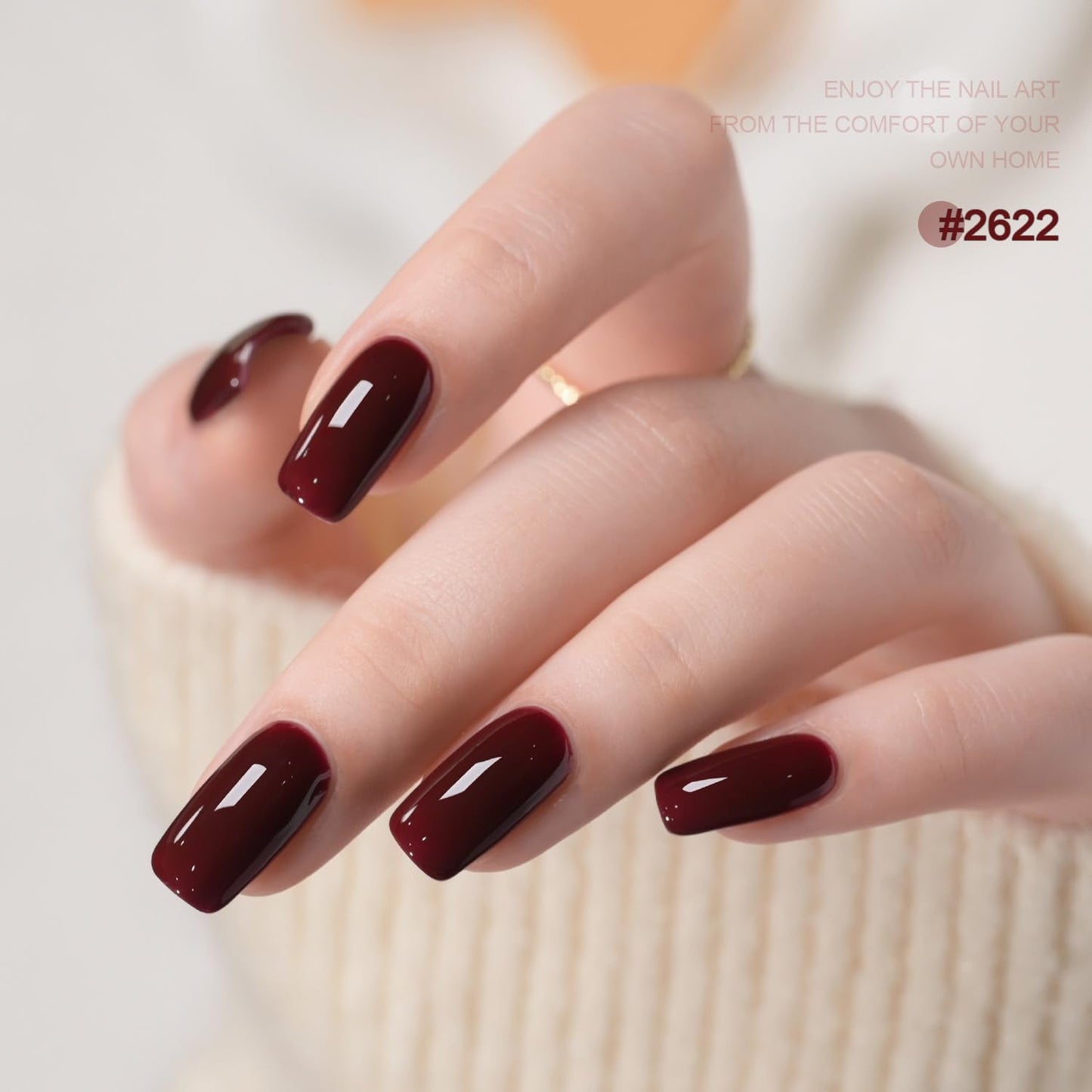 GAOY 42 Pcs Gel Nail Polish Kit – 39 Colors Plus Glossy & Matte Top Coats + Base Coat