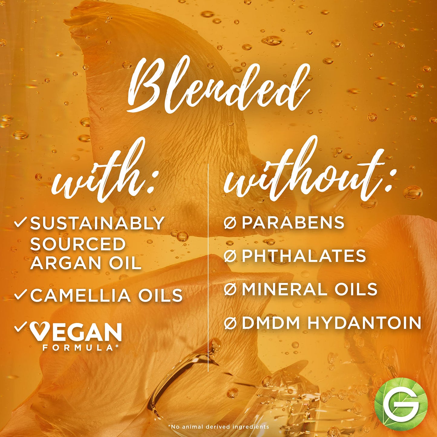 Garnier Whole Blends Argan & Camellia Illuminating Shampoo for Silky Shine – 12.5 fl oz, 3-Pack (Packaging May Vary)