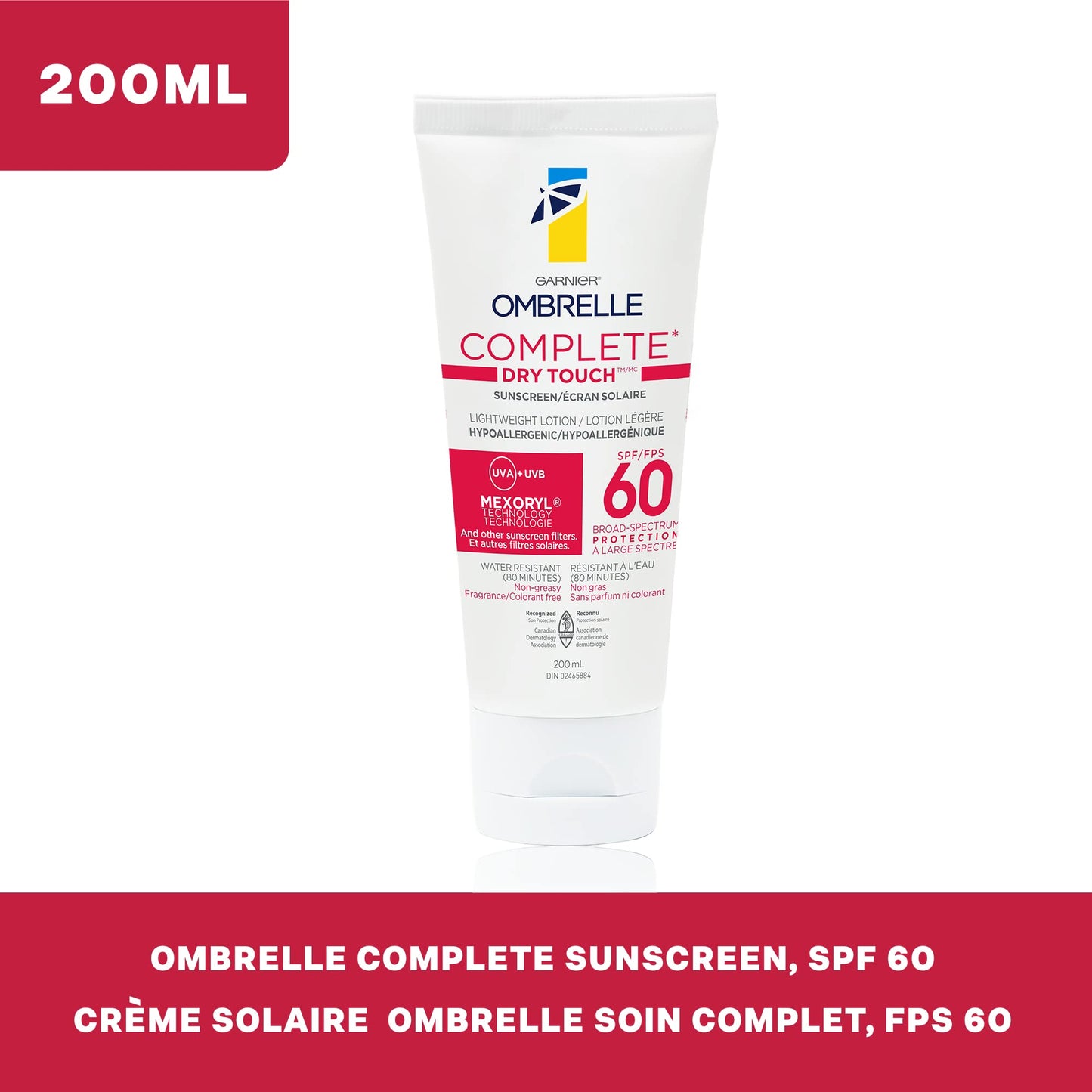 Garnier Ombrelle Complete Sensitive Advanced SPF 60 – 200 mL
