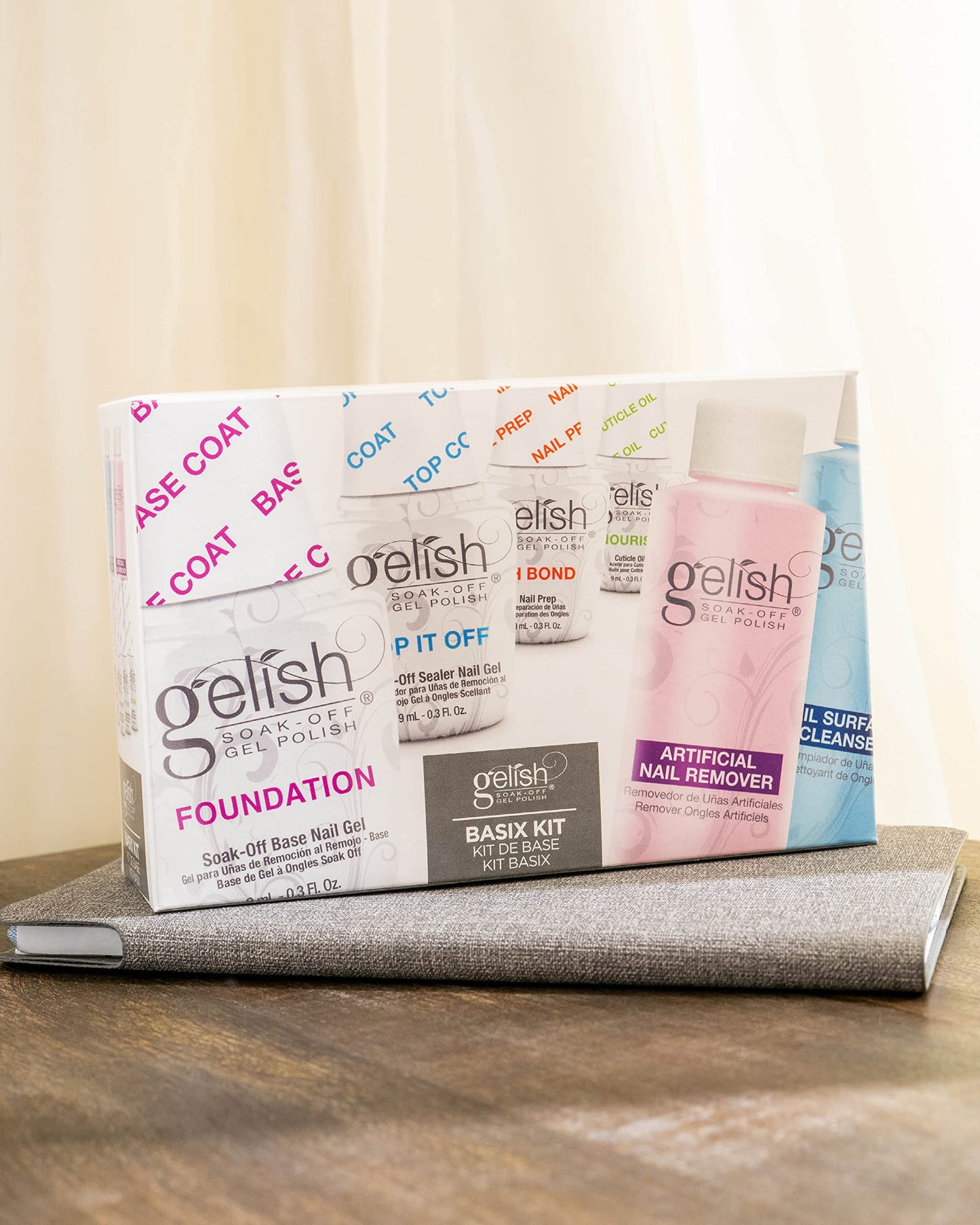Gelish MINI Complete Basix Kit – Gel Nail Prep for At-Home Salon-Quality Manicure