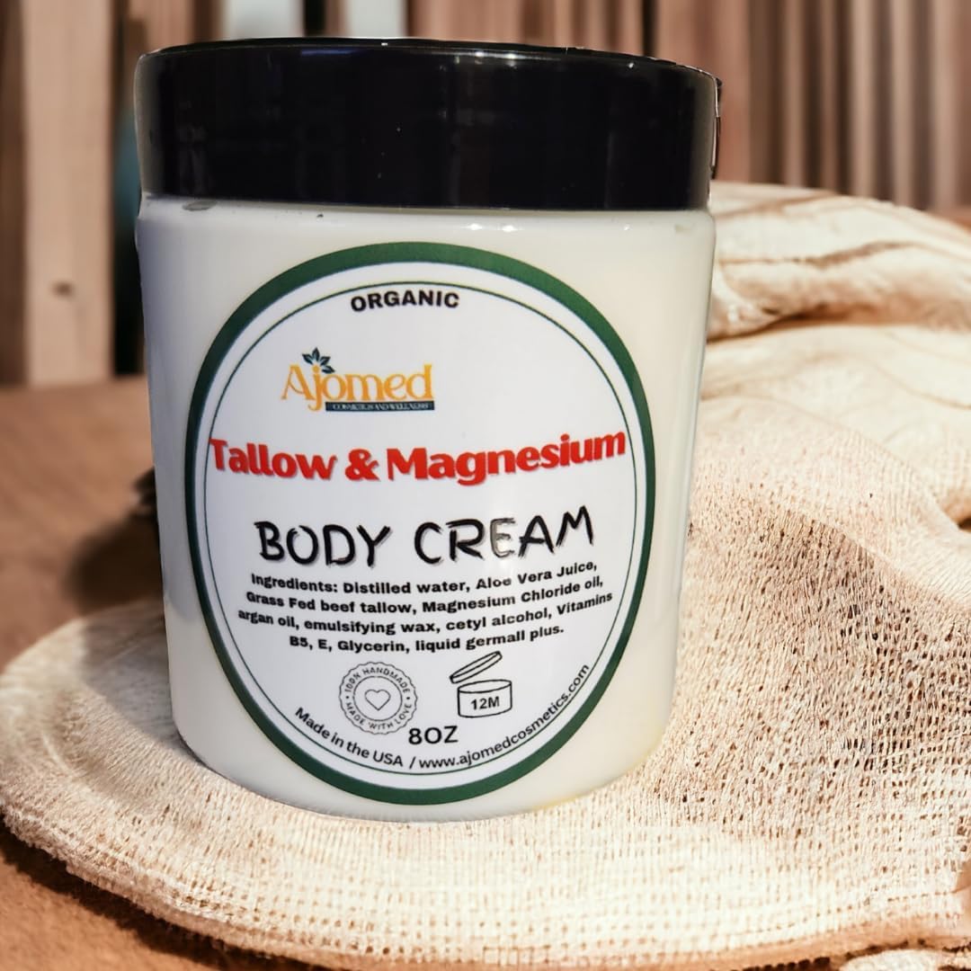 Generic Beef Tallow & Magnesium Body Butter – Grass-Fed, Handmade Moisturizer
