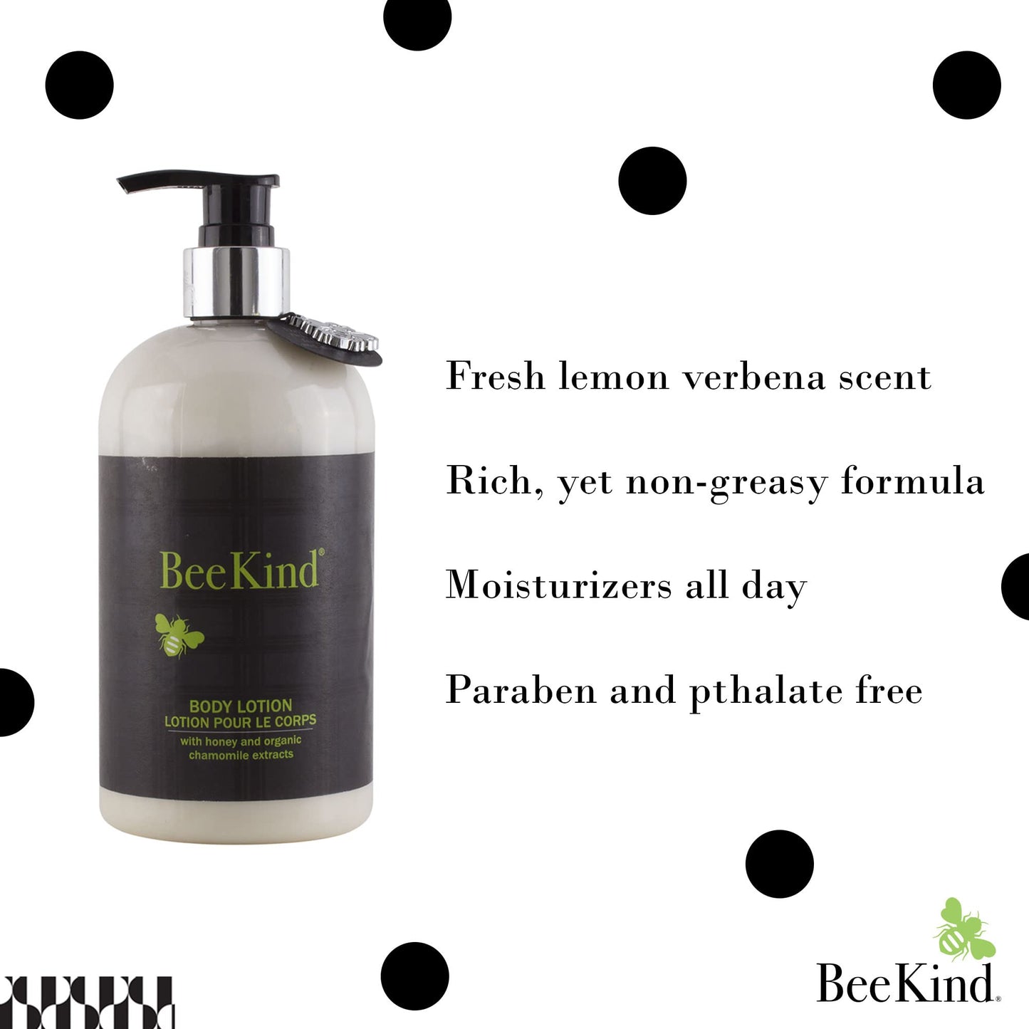 Gilchrist & Soames BeeKind Honey & Lemon Verbena Lotion – 15.5oz, Nourishing & Paraben/Sulfate/Phthalate Free