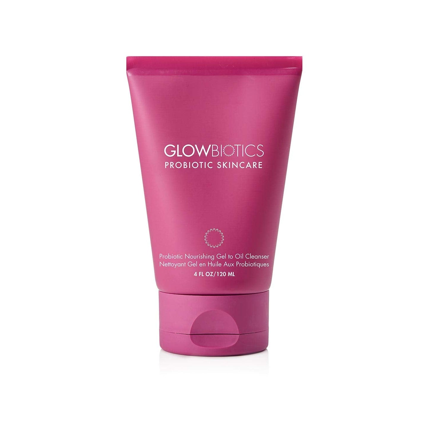 Glowbiotics Probiotic Gel-to-Oil Cleanser with Vitamin C | Gentle Makeup Remover, 4 Fl Oz