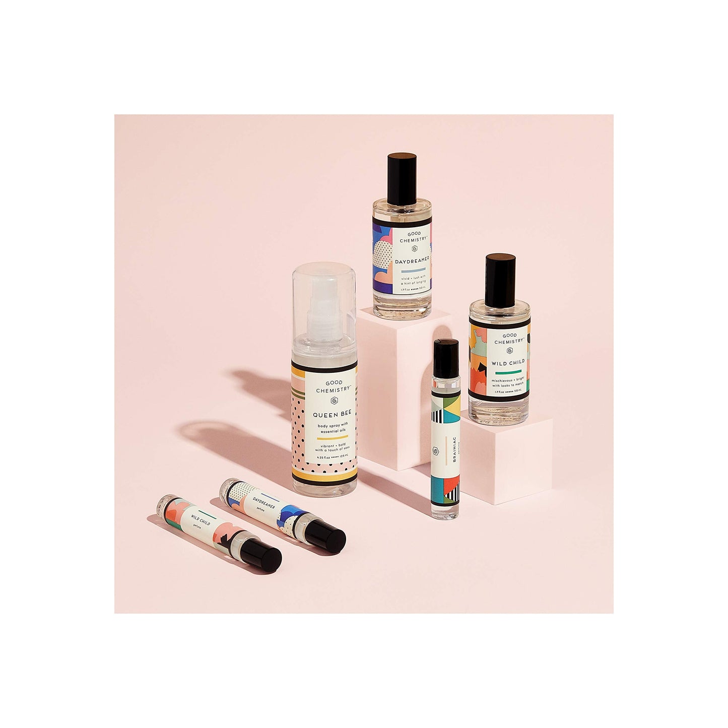 Good Chemistry Wild Child Rollerball Perfume – Bergamot, Coconut & Bamboo, 0.25 Fl Oz