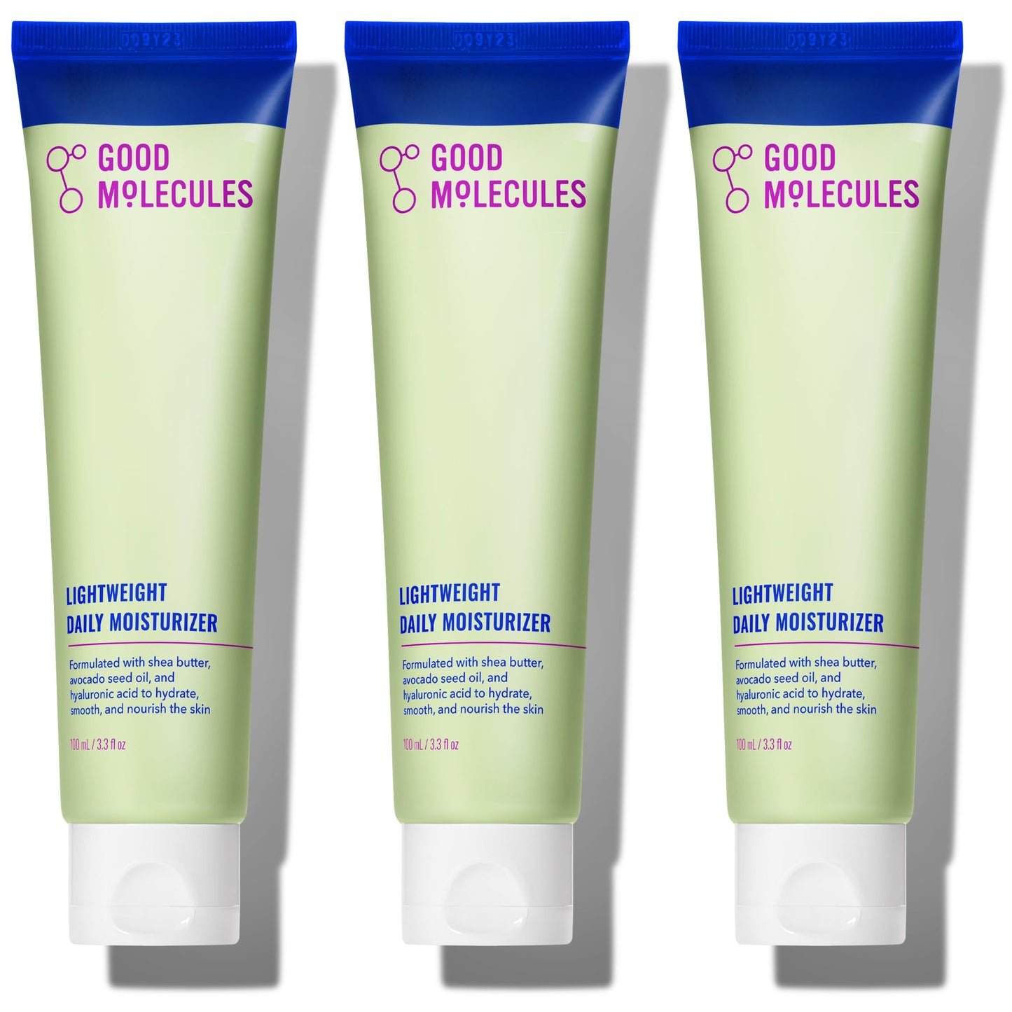 Good Molecules Lightweight Daily Moisturizer – Pack of 3, 100 ml Each