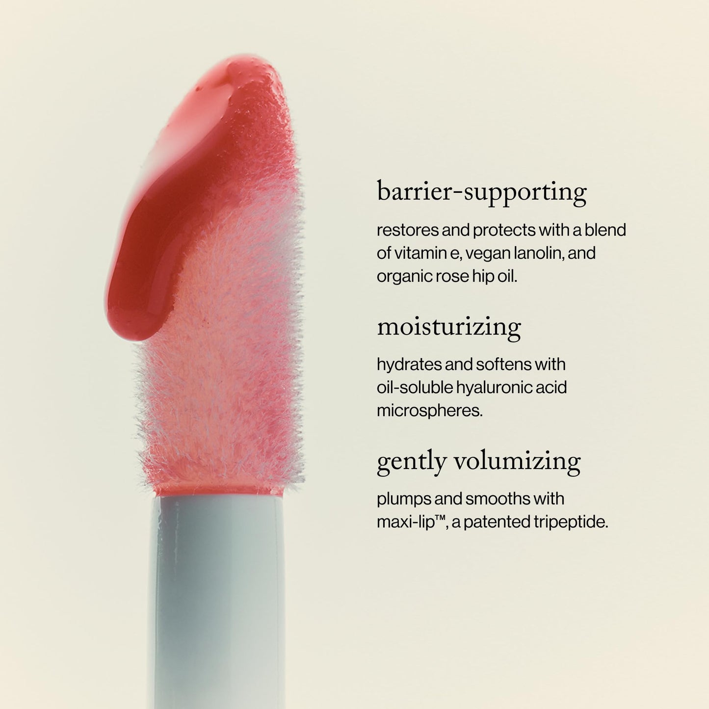 goop Beauty Hydra-Barrier Gel Gloss | Hydrating Lip Gloss with Hyaluronic Acid & Vitamin E | Blossom – Sheer Petal Pink | 0.13 oz