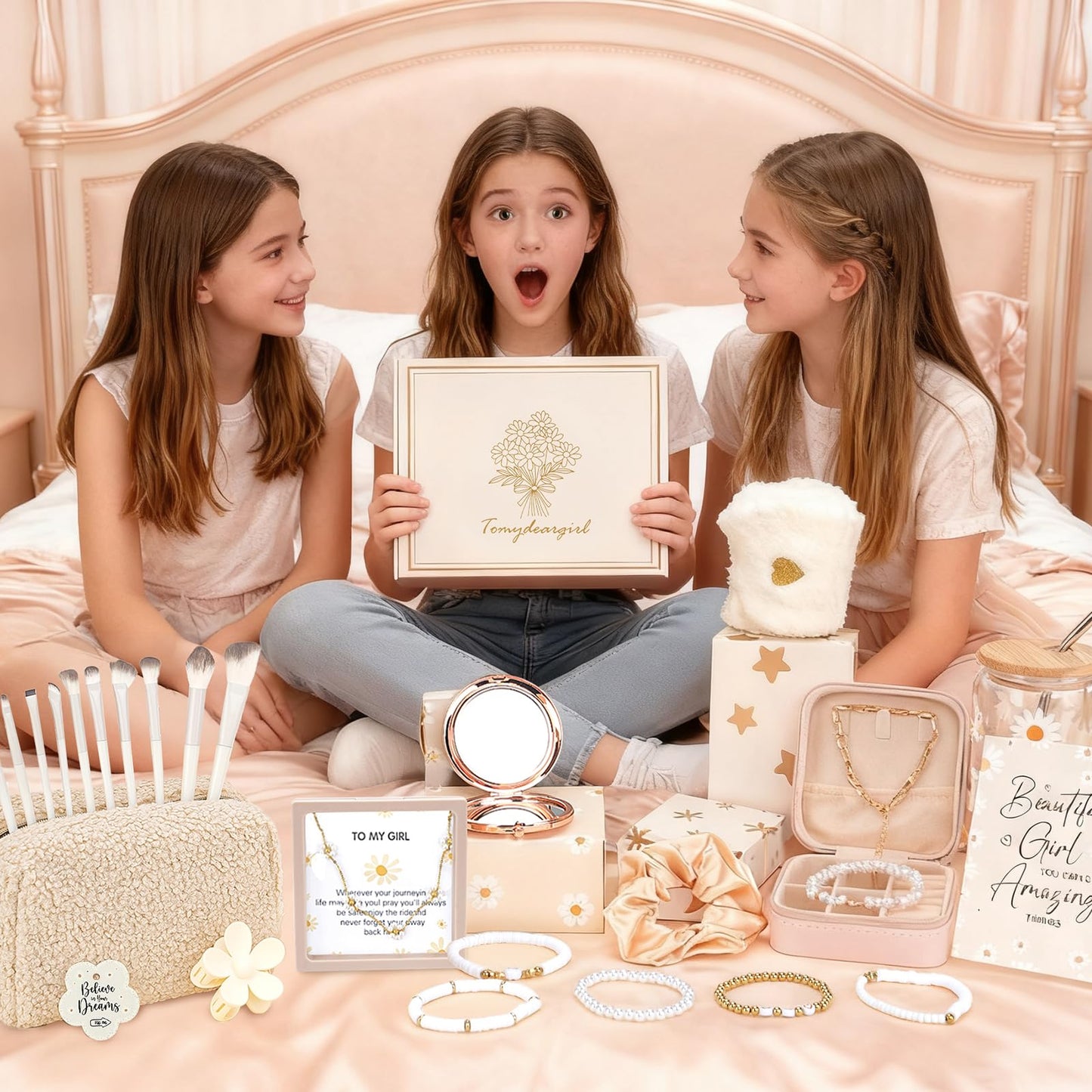 GREHELP 9-Piece Trendy Gift Box for Tween Girls – Empowering Tasks & Gifts