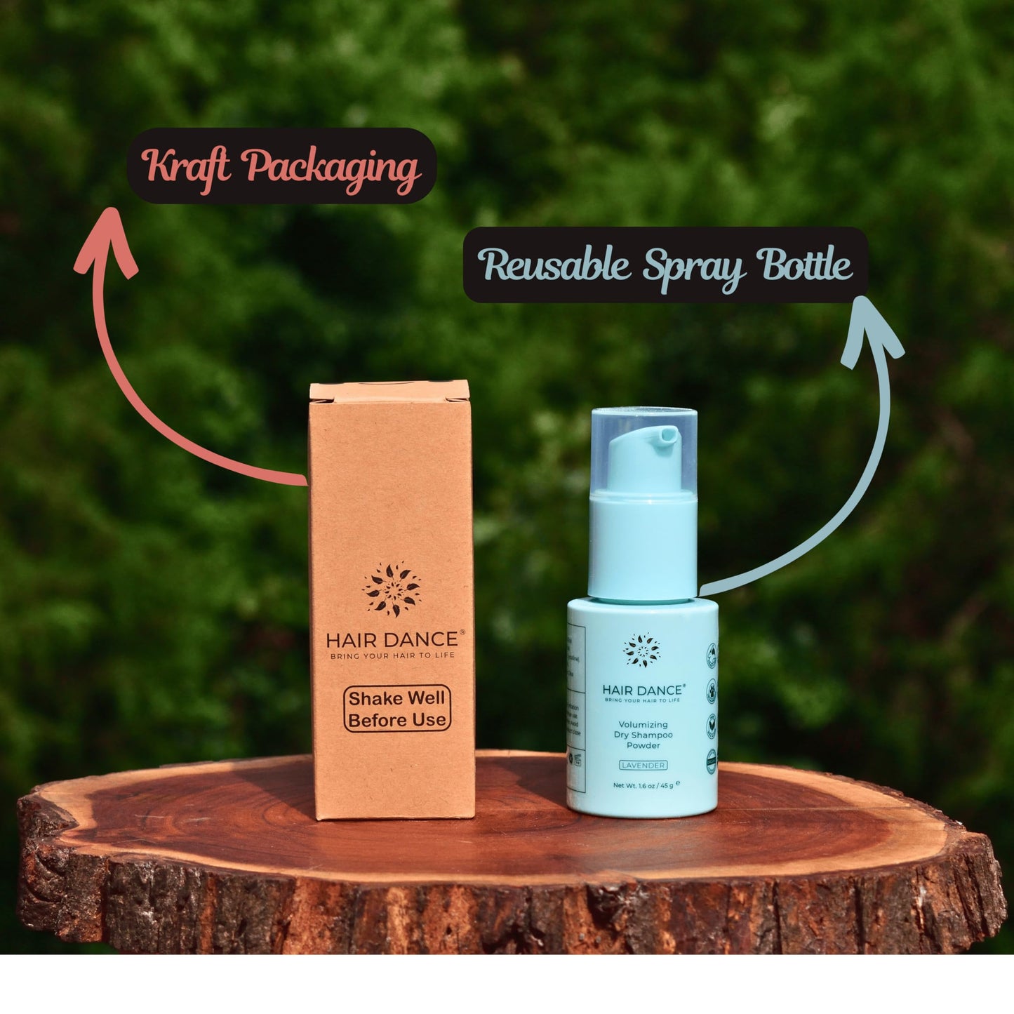 Hair Dance Dry Shampoo Powder - Non-Aerosol, 1.6 oz, Natural & Organic, Lavender