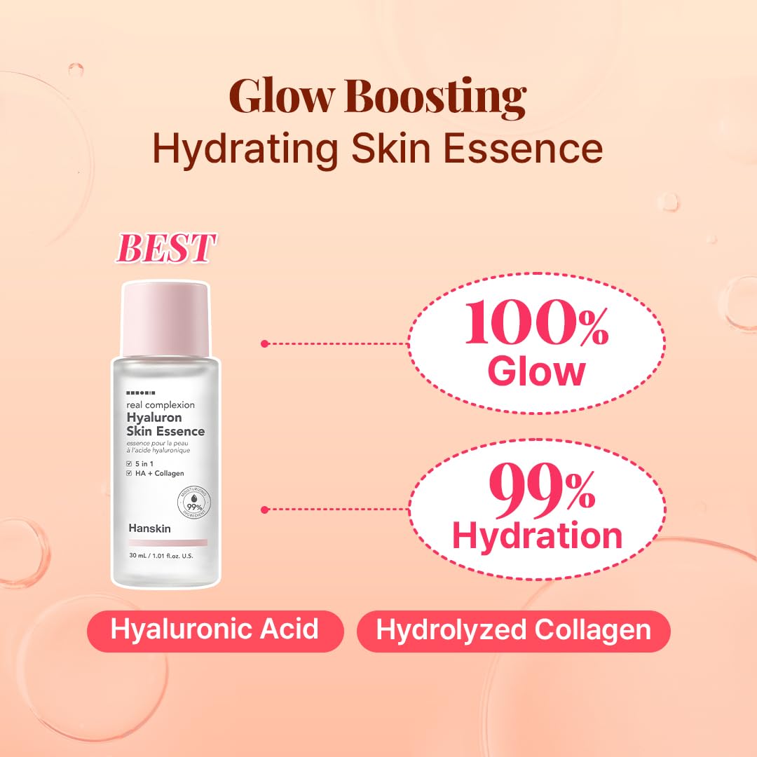 Hanskin Glow Skin On the Go Kit – Brightening & Hydrating Mini Skincare Set