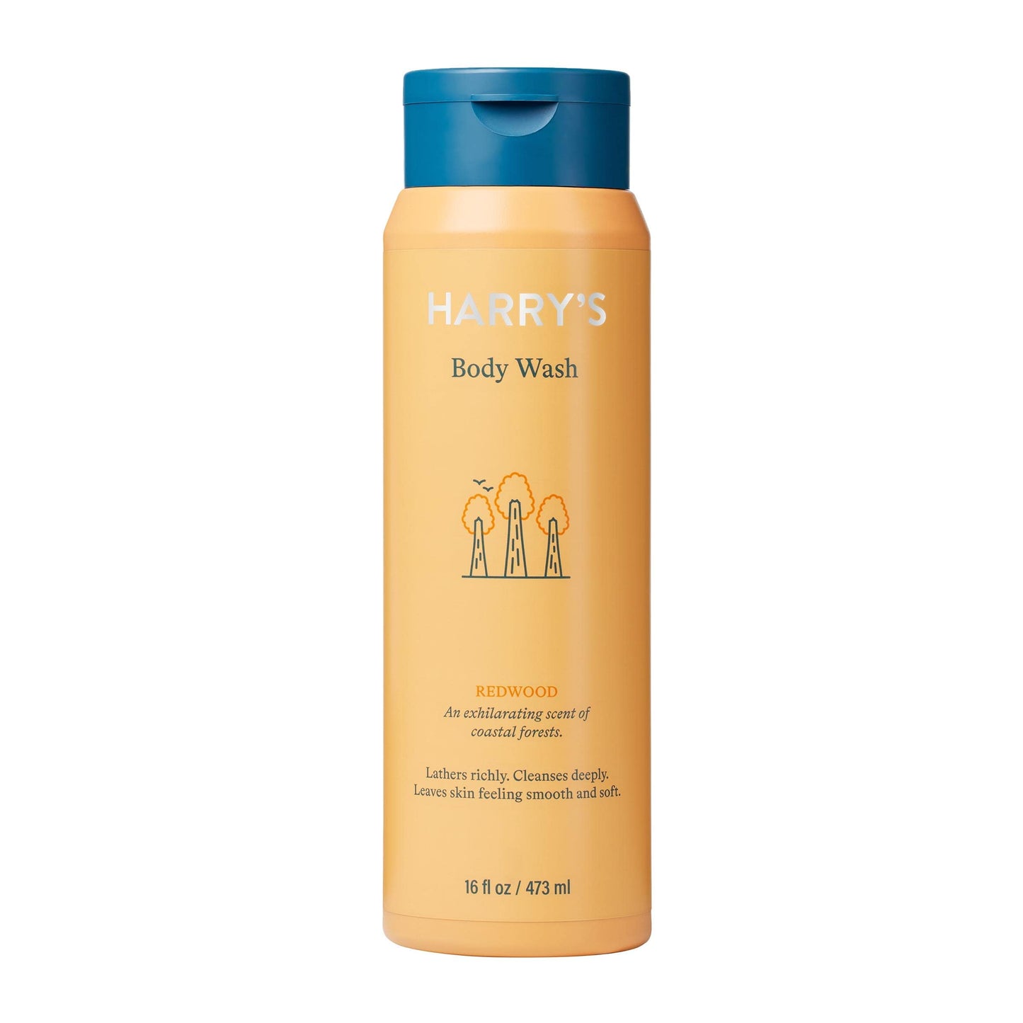 Harry's Redwood Body Wash 16 oz — Sulfate-Free, Paraben-Free, Dye-Free