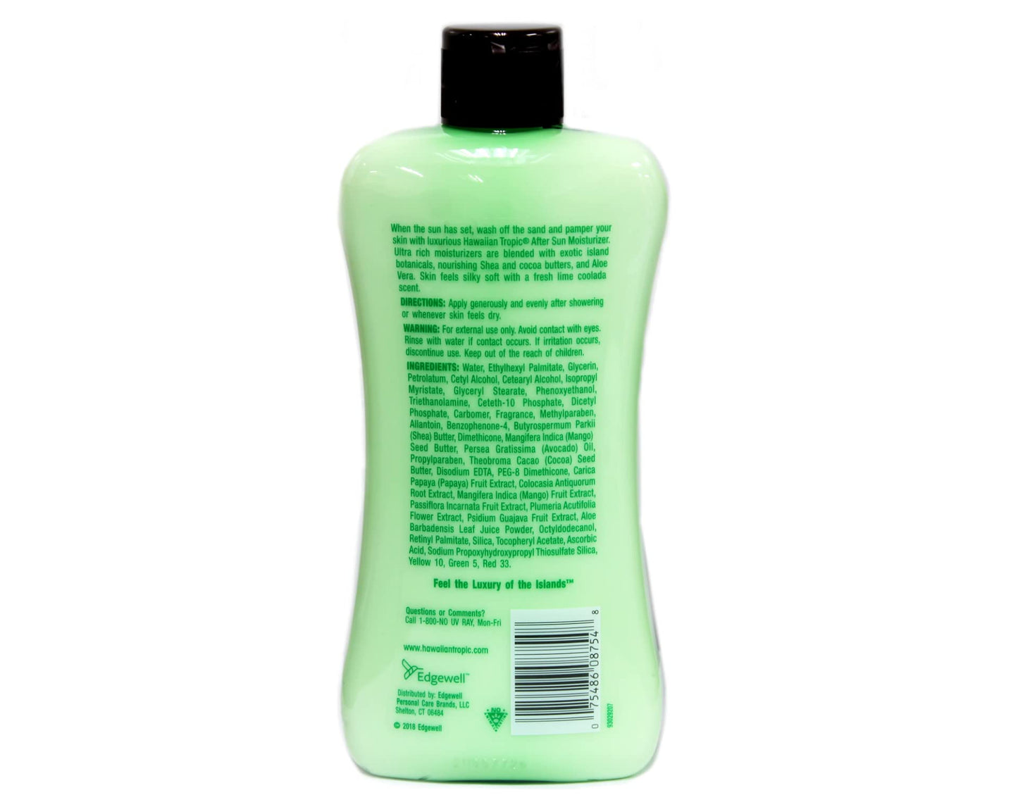 Hawaiian Tropic After Sun Lime Coolada Moisturizing Lotion – 16 oz (Pack of 3)