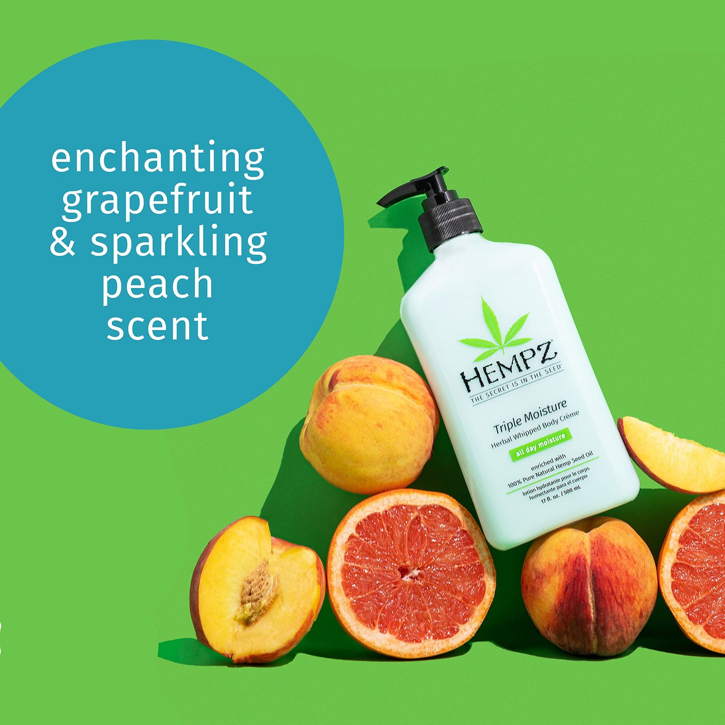 Hempz Triple Moisture Herbal Whipped Body Creme Lotion (2x17 oz)