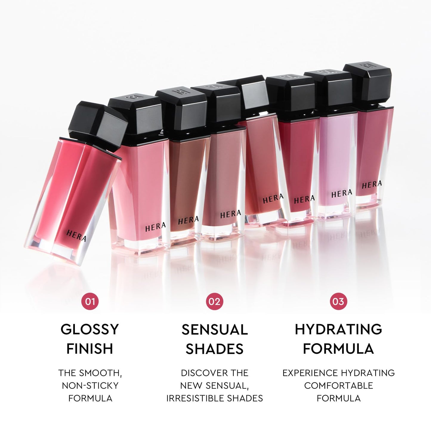 HERA Sensual Nude Lip Gloss #462 Speechless – Sheer, Non-Sticky Hydrating Gloss