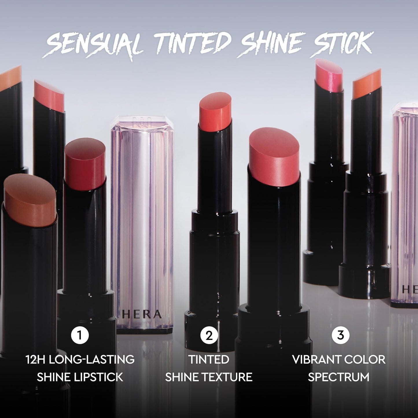 HERA Sensual Tinted Shine Stick 3.5g #498 Angels Kiss | 12HR Lip Shine & Tint