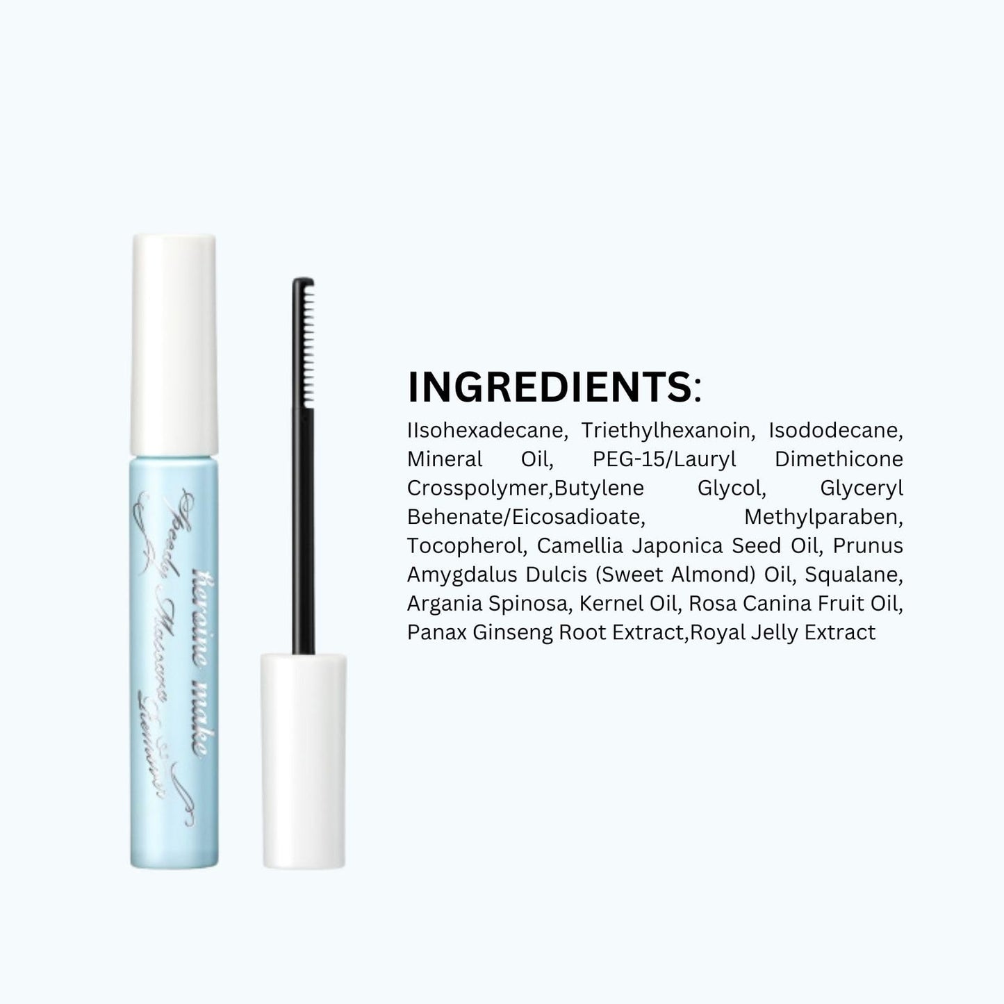 HEROINE MAKE by KISSME Mascara Remover for Waterproof Mascara | Fast-Acting, Gentle Lash-Friendly Eye Makeup Remover from Japan