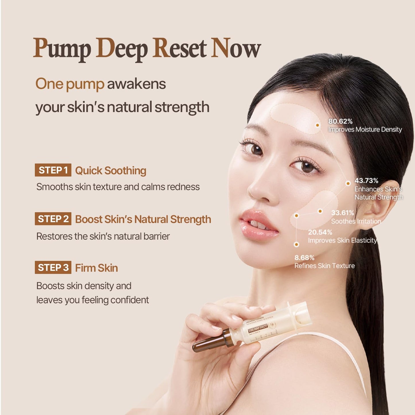 HEVEBLUE Salmon Caring Centella New Pair PDRN Booster 100,000 Shot Essence (2ea) - Refine Texture, Gentle on Skin