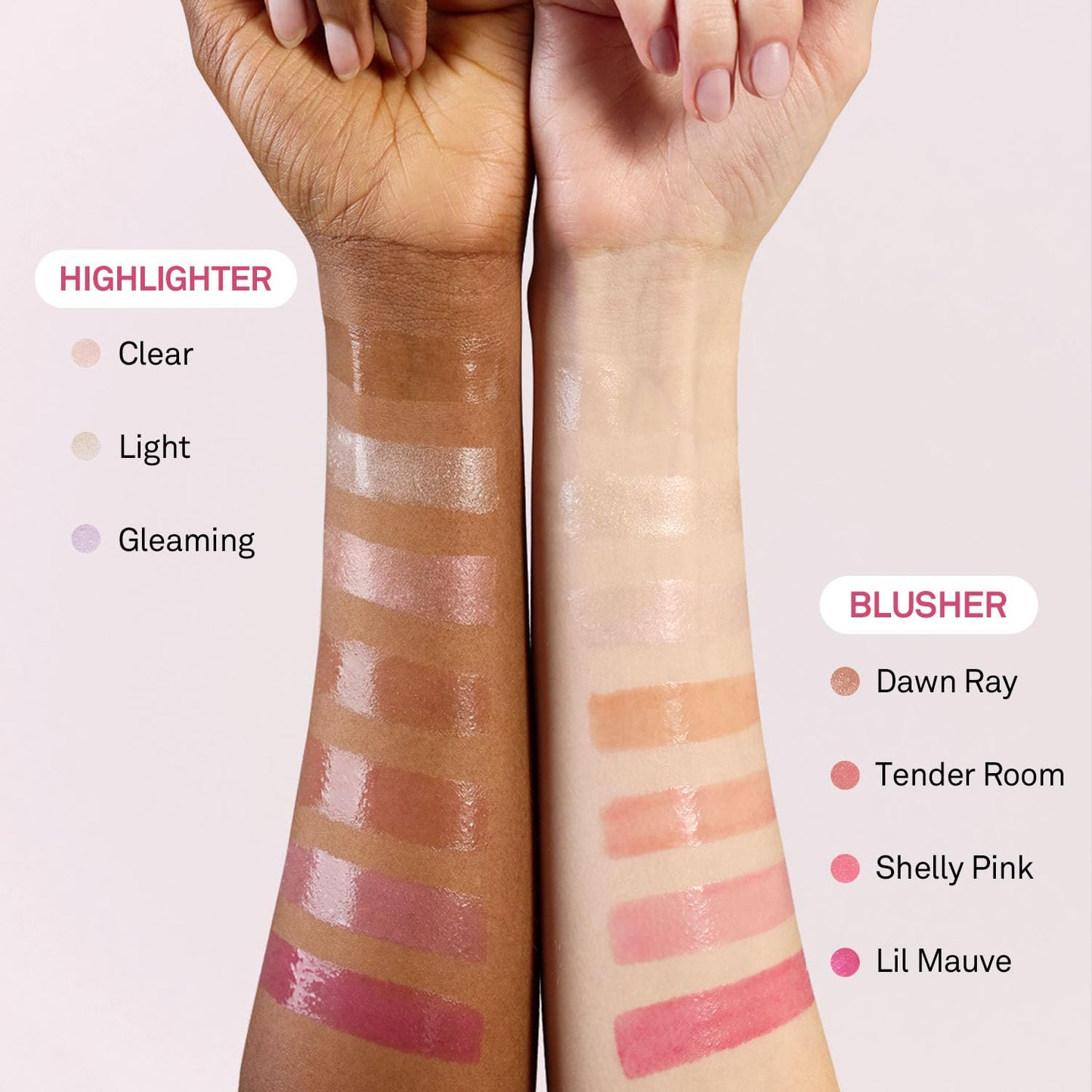 HINCE True Dimension Radiance Balm Lil Mauve – Highlighter & Cream Blush (10g)