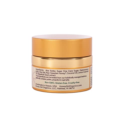 Honey Girl Organics Facial Scrub — Moisturizing & Exfoliating, 1.75oz, Hawaii Made